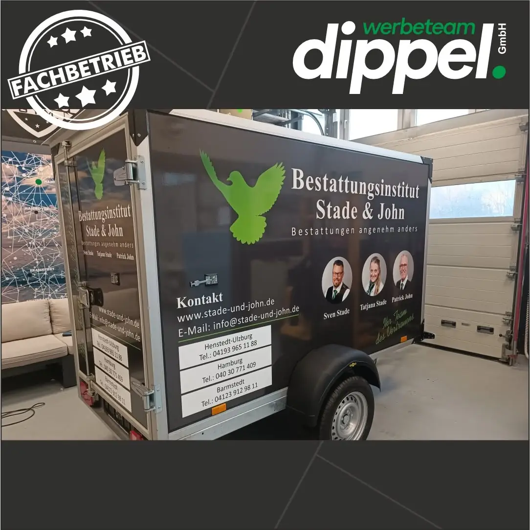 Fahrzeugbeschriftung - Anhänger Beschriftung