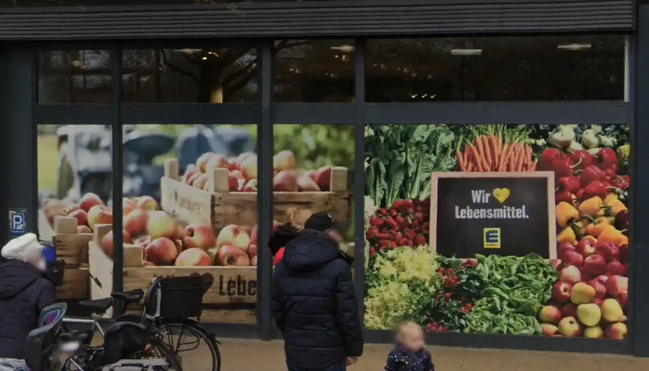 Edeka Töpfert Schaufenster 3 Vorher