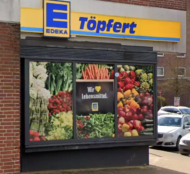Edeka Töpfert Schaufenster 5 Vorher