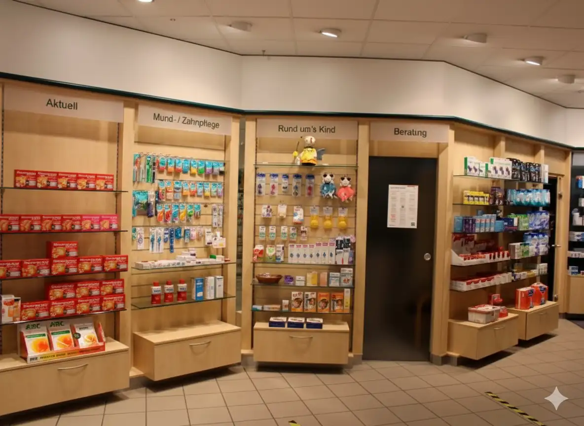 Linden Apotheke Möbelfolie Vorher